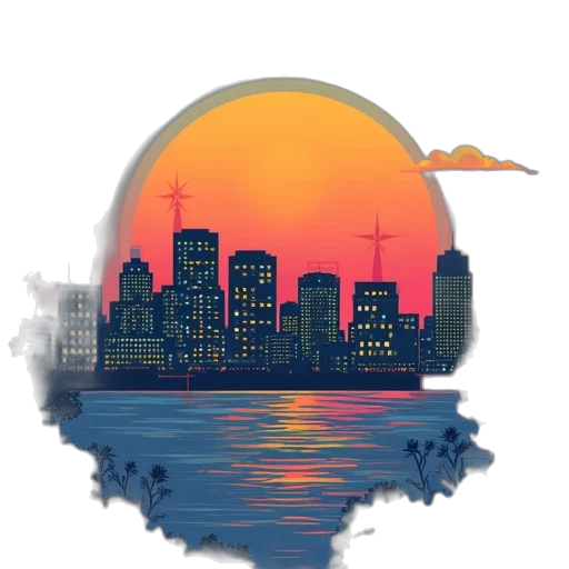 concept art, watercolor, pixel art, cartoon transparent PNG cut-out
