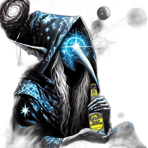 bottle, jacket, fantasy art, photorealistic transparent PNG cut-out