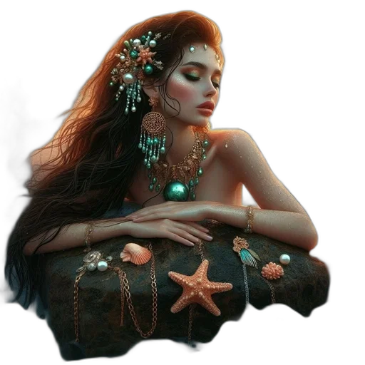 jewelry, crown, dress, staff transparent PNG cut-out