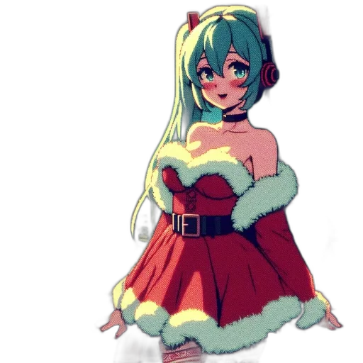 dress, pixel art, concept art, anime transparent PNG cut-out