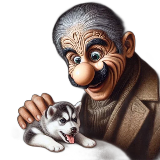 animal, face, mask, creature transparent PNG cut-out
