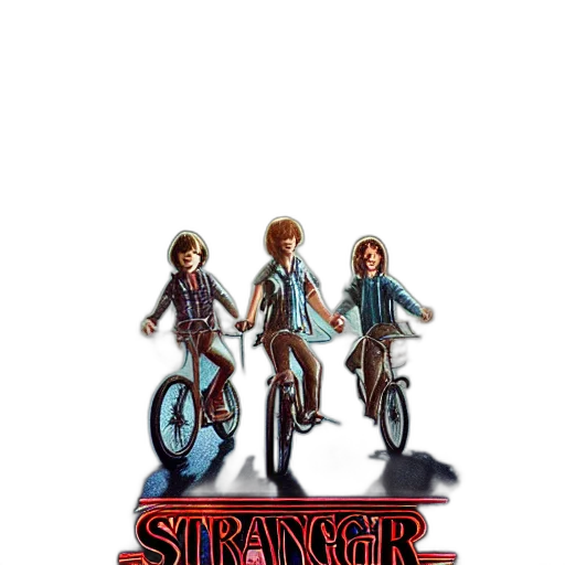 concept art, comic book art, pixel art, stranger transparent PNG cut-out