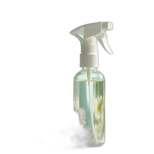 bottle, photorealistic, 3d render, air transparent PNG cut-out