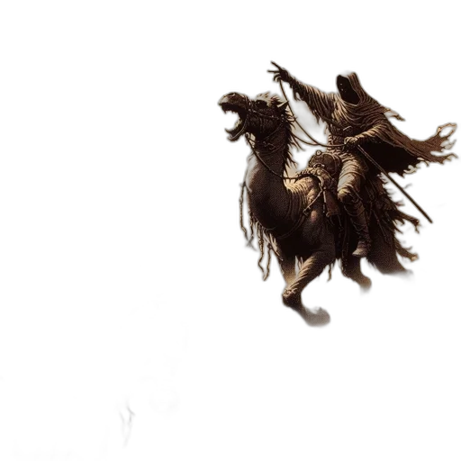 hair, dragon, animal, creature transparent PNG cut-out