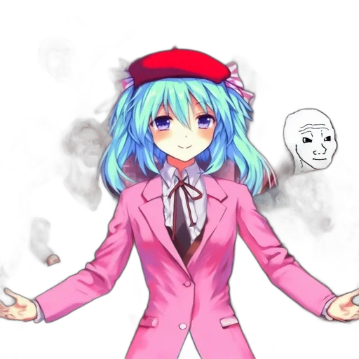 robot, staff, jacket, hat transparent PNG cut-out