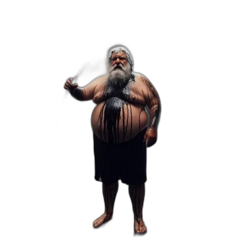 creature, animal, staff, dress transparent PNG cut-out