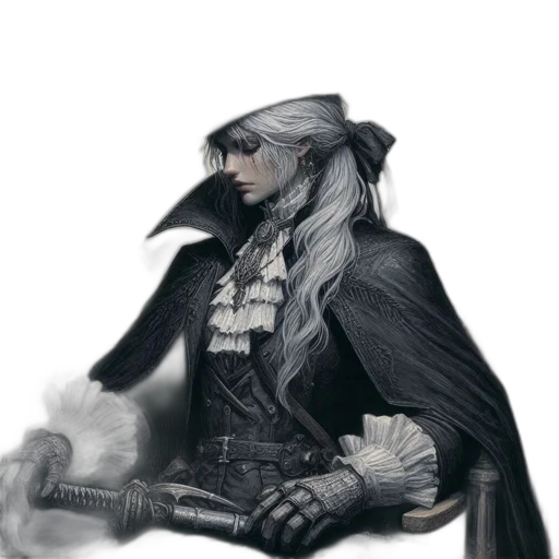 dragon, staff, sword, mask transparent PNG cut-out
