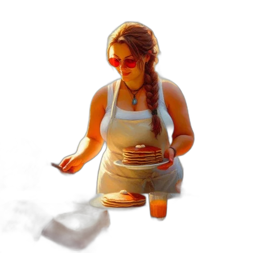 staff, dress, food, jewelry transparent PNG cut-out