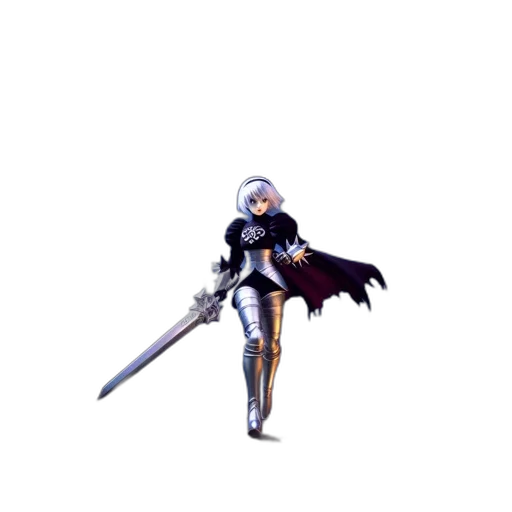 sword, weapon, staff, robot transparent PNG cut-out
