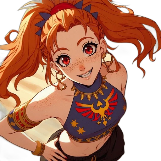dress, crown, staff, jewelry transparent PNG cut-out