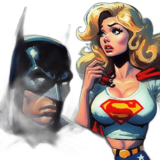 comic book art, concept art, fantasy art, photorealistic transparent PNG cut-out