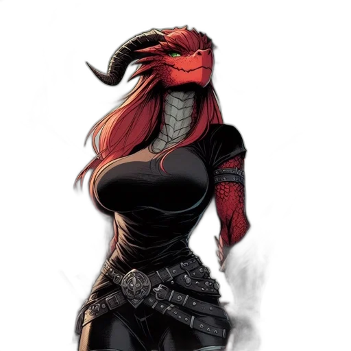 dragon, mask, dress, fantasy art transparent PNG cut-out