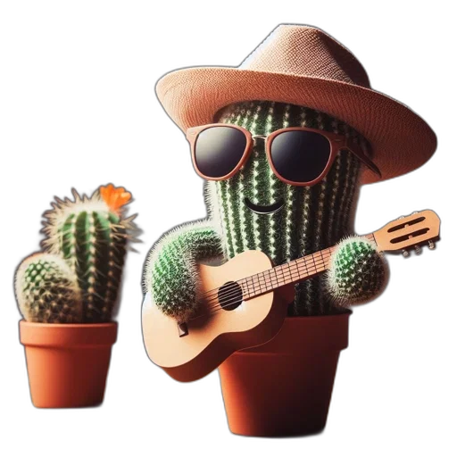 hat, robot, pixel art, 3d render transparent PNG cut-out