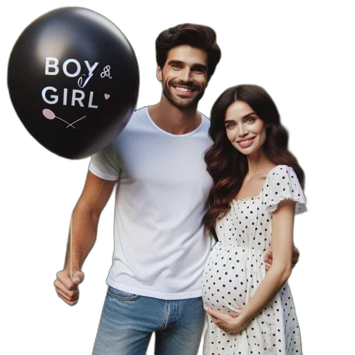 man, pregnant, woman, stand transparent PNG cut-out