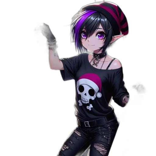 staff, pixel art, anime, cartoon transparent PNG cut-out