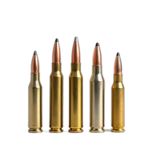 weapon, set, five, bullets transparent PNG cut-out