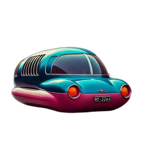 car, 3d render, concept art, photorealistic transparent PNG cut-out