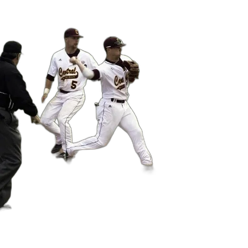 baseball, player, white, uniform transparent PNG cut-out