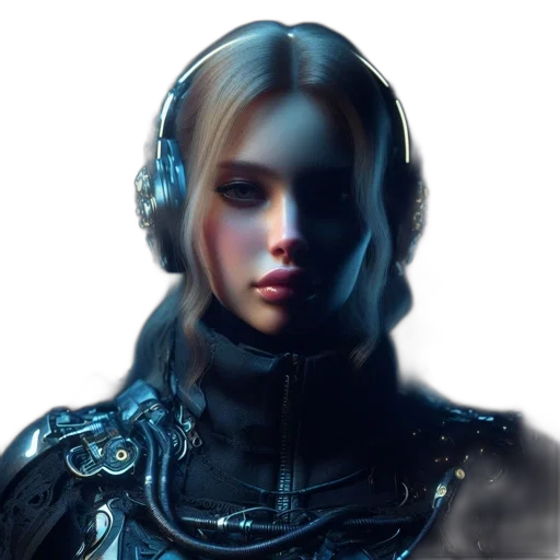 face, robot, mask, jacket transparent PNG cut-out