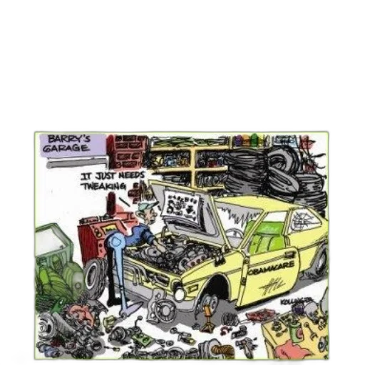 car, comic book art, cartoon, city street transparent PNG cut-out