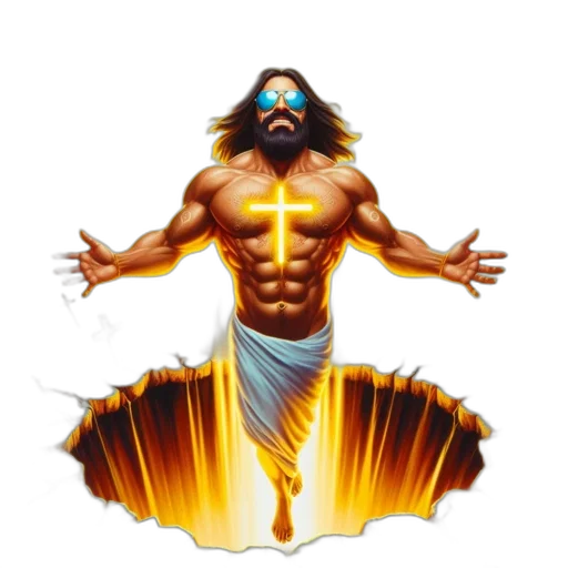 pixel art, concept art, comic book art, muscular transparent PNG cut-out