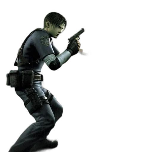 weapon, concept art, 3d render, police transparent PNG cut-out