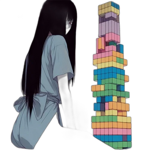 dress, building, weapon, anime transparent PNG cut-out