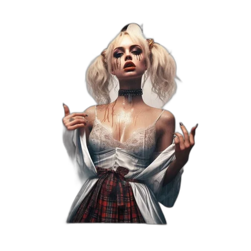 jacket, dress, hair, face transparent PNG cut-out