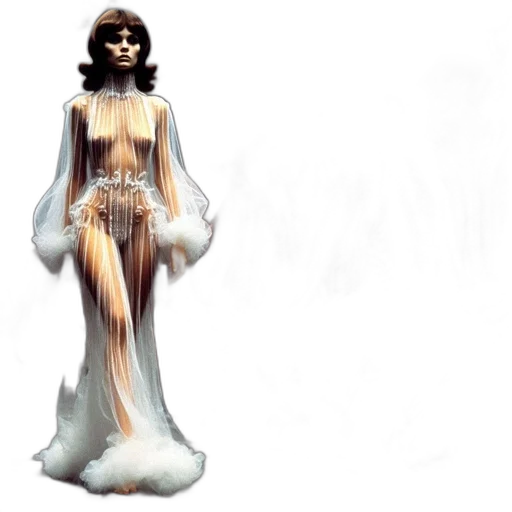 dress, concept art, 3d render, fantasy art transparent PNG cut-out
