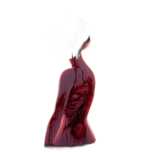 mask, dress, bottle, hair transparent PNG cut-out