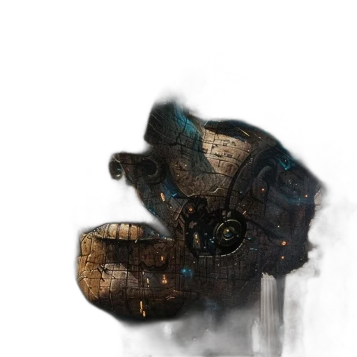 mask, face, creature, robot transparent PNG cut-out