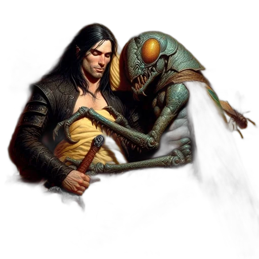 creature, concept art, fantasy art, comic book art transparent PNG cut-out