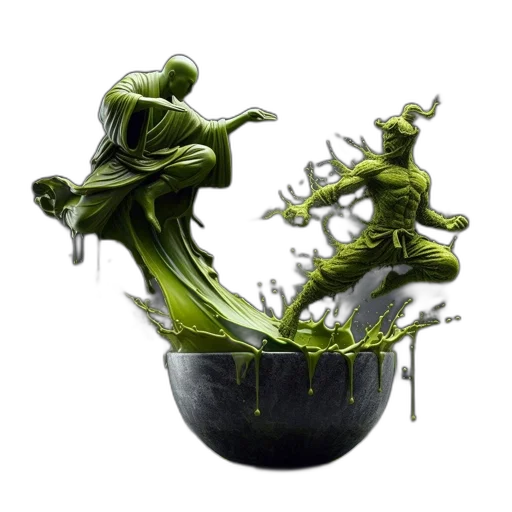 dragon, food, concept art, 3d render transparent PNG cut-out