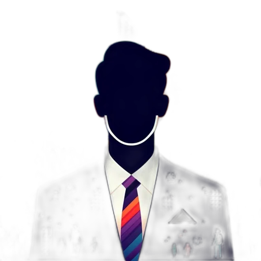 staff, jacket, face, mask transparent PNG cut-out