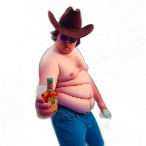 bottle, hat, animal, robot transparent PNG cut-out