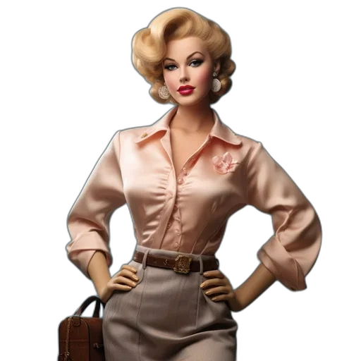 jacket, dress, staff, 3d render transparent PNG cut-out