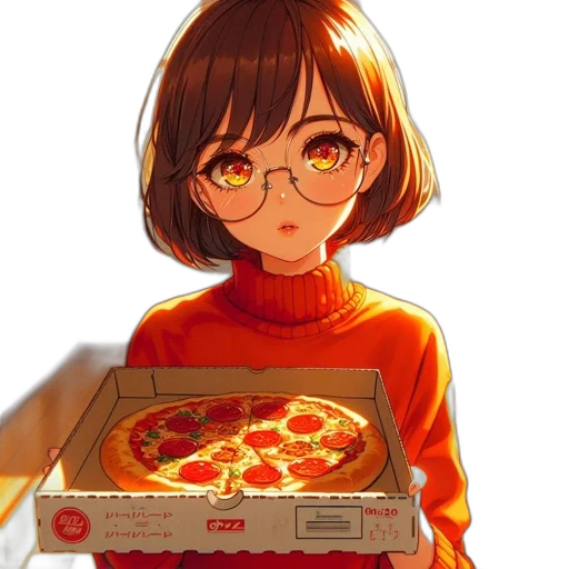 food, face, jacket, weapon transparent PNG cut-out