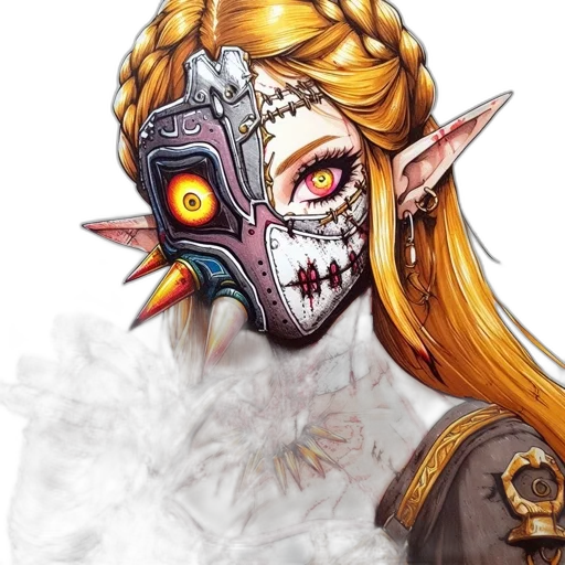 mask, face, fantasy art, concept art transparent PNG cut-out