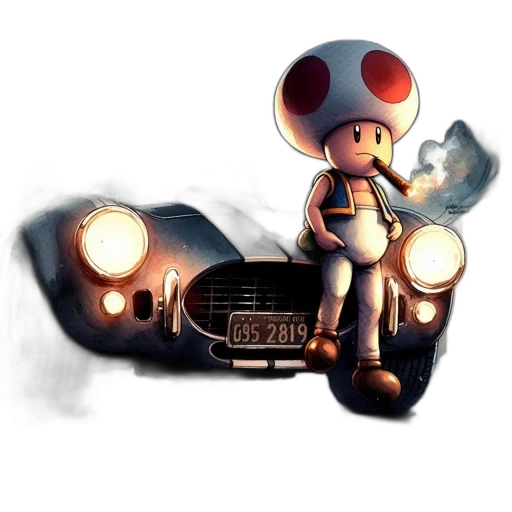 car, robot, weapon, concept art transparent PNG cut-out