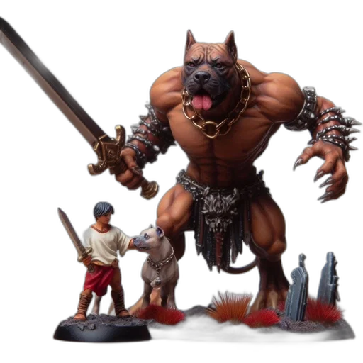 concept art, fantasy art, 3d render, diorama transparent PNG cut-out