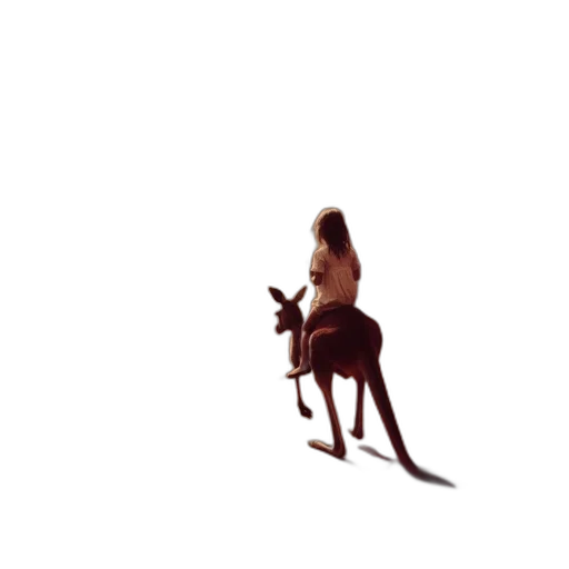 animal, creature, dragon, staff transparent PNG cut-out