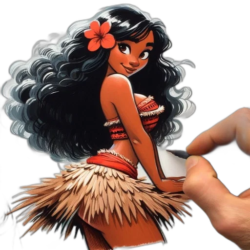concept art, comic book art, cartoon, fantasy art transparent PNG cut-out