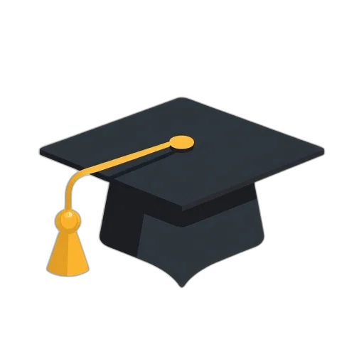 hat, staff, 3d render, stylized transparent PNG cut-out
