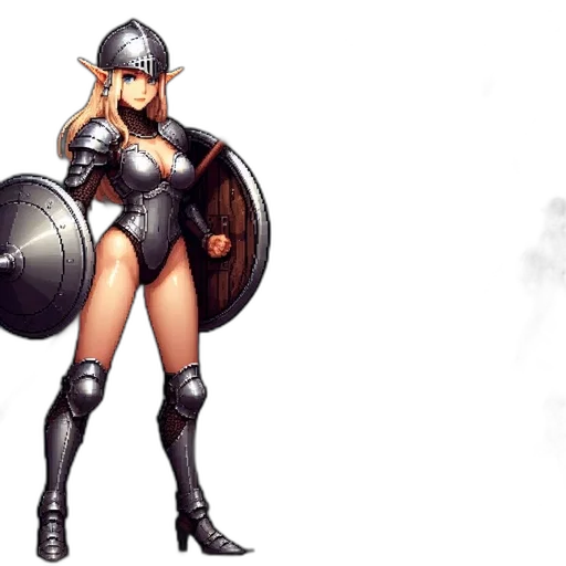sword, concept art, fantasy art, pixel art transparent PNG cut-out