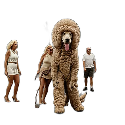 animal, creature, staff, 3d render transparent PNG cut-out
