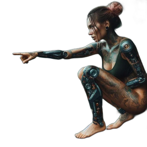 robot, jewelry, staff, concept art transparent PNG cut-out