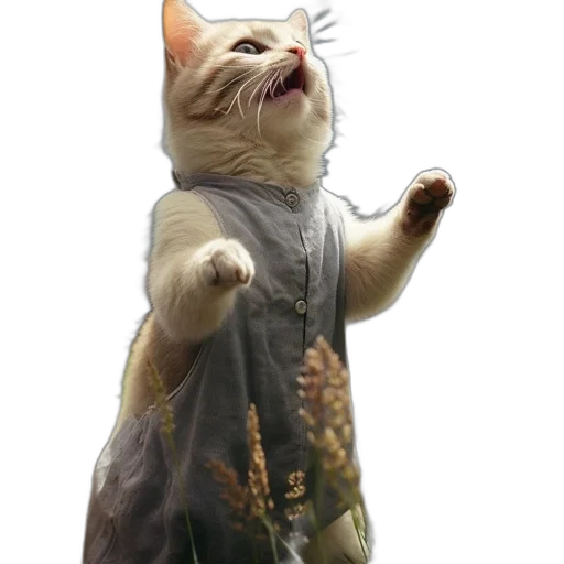 staff, animal, creature, photorealistic transparent PNG cut-out