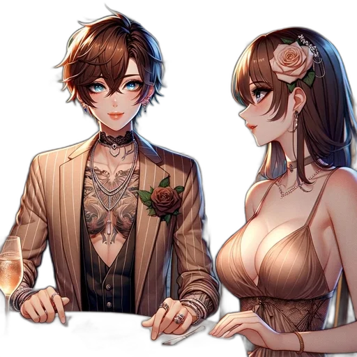 dress, jewelry, crown, concept art transparent PNG cut-out