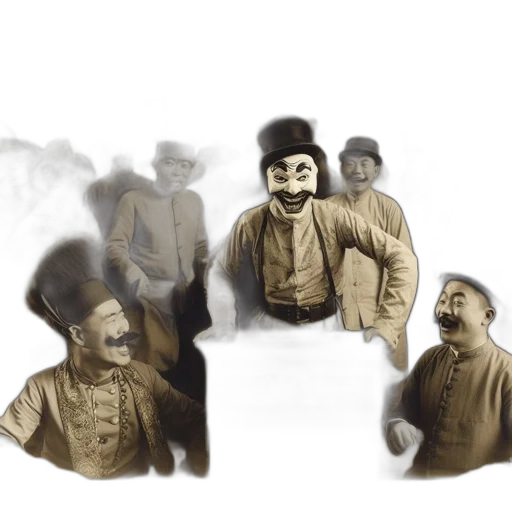 mask, hat, face, staff transparent PNG cut-out
