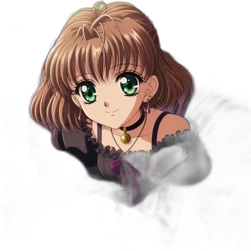 flower, face, hair, jewelry transparent PNG cut-out